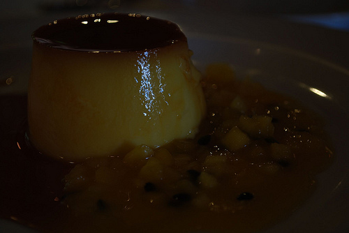 Fruit With Passion Fruit Custard