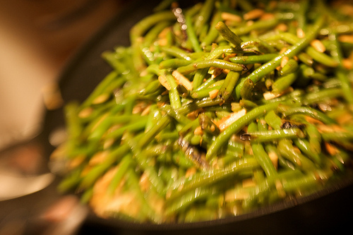 Green Bean Almond Rice