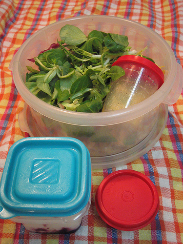Green Salad With Cucumber Dressing