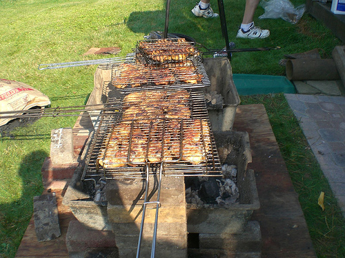 Grilled Barbecued Chicken