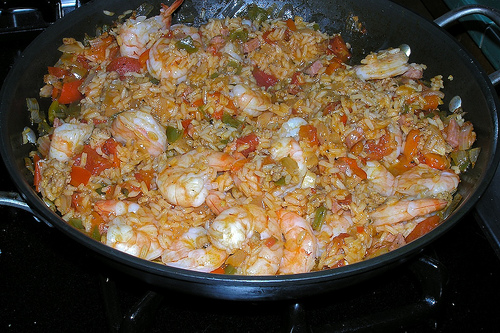 Ham Rolls With Curried Rice