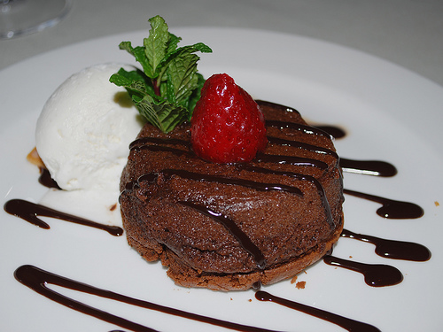 Simple Baked Chocolate Souffle