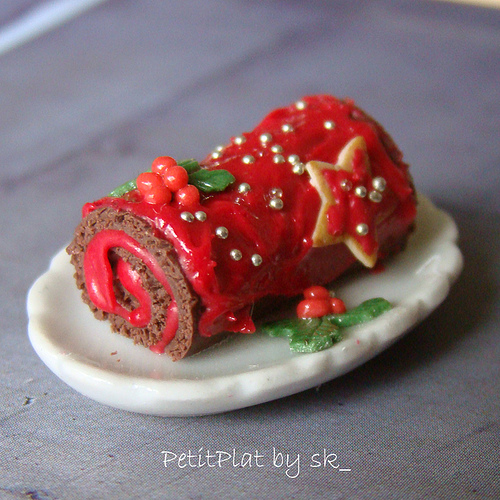 Butterscotch Yule Log