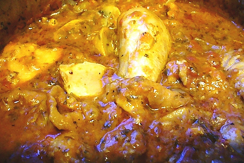 Chicken And Shrimps Marengo