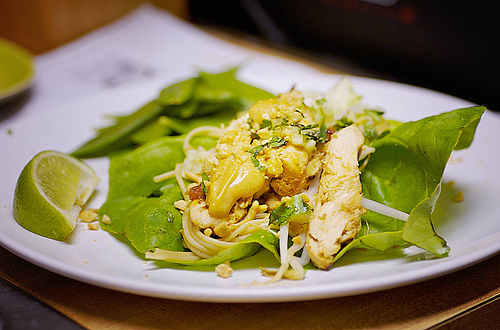 Marinated Chicken With Peanut Sauce