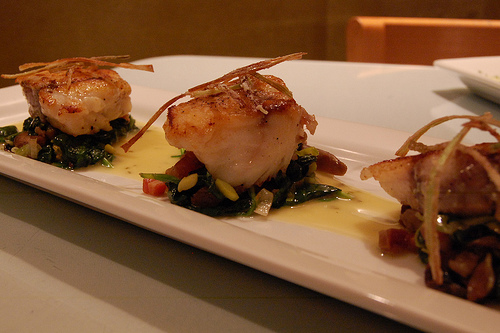 Monkfish And Spinach