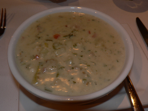 Clam Chowder New England Style