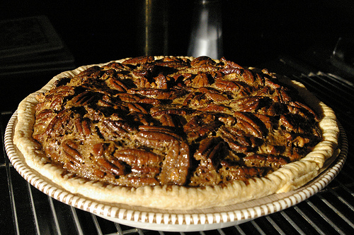 Caramel Nut Angel Pie
