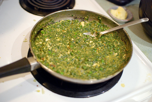 Paneer Palak Dhokla