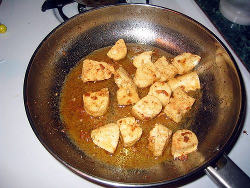 Chilli Paneer With Peppers