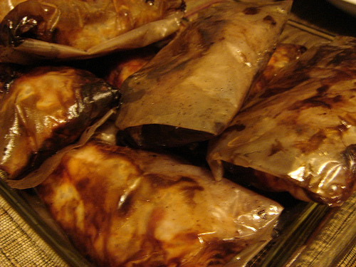 Paper-wrapped Chicken