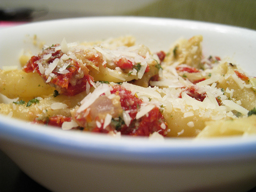 Pasta With Dried Tomatoes