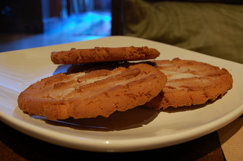 Iced Peanut Butter Bars