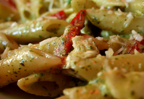 Penne With Sun Dried Tomato Pesto