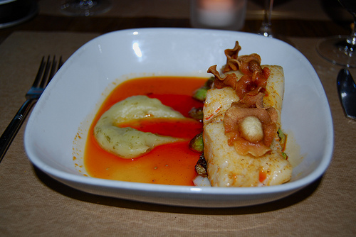 Poached Cod Fines-herbes