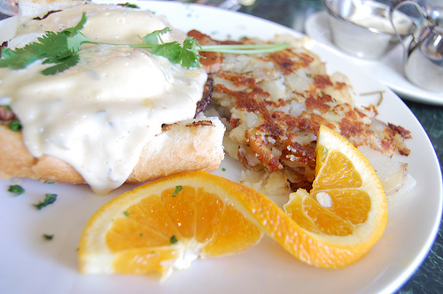 Orange Rosemary Poached Catfish