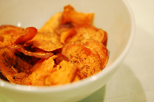 Oven-baked Potato Chips 