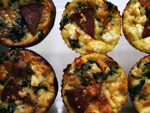 
Petite Crab Quiches