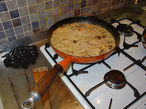 Quick Creamed Turkey