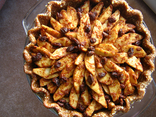 Raisin Butterscotch Pie