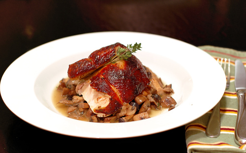 Roast Chicken With 40 Cloves Of Garlic