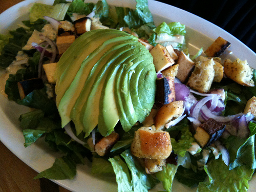 Romaine Salad With Avocado Dressing