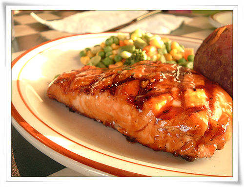 Broiled Salmon Steaks