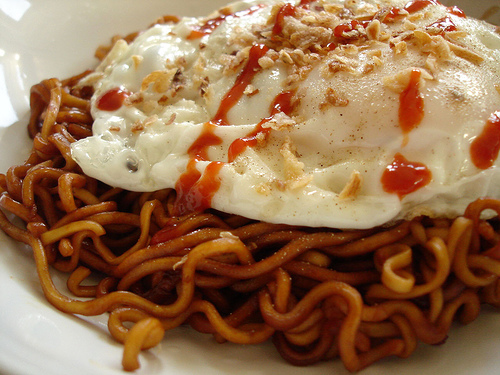 Pea Starch Noodles And Egg Sauce