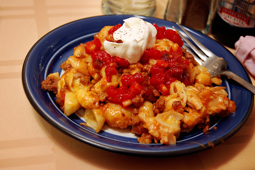 Brown Rice Sour Cream Casserole