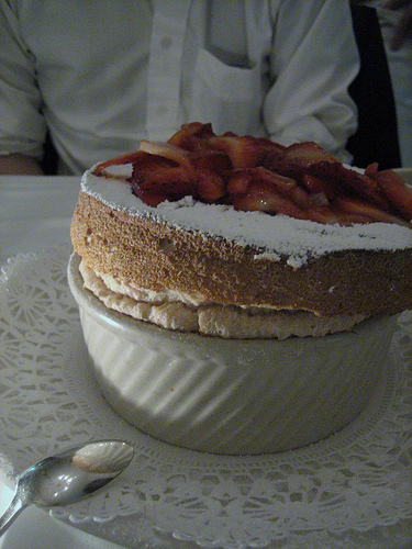 Baked Strawberry Souffle