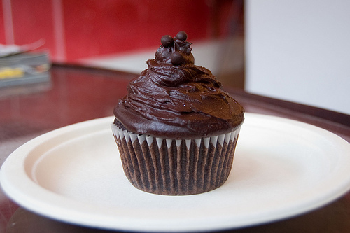 Peanut Butter Surprise Cupcakes