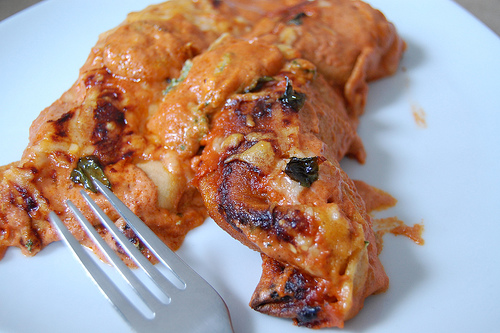 Arlaine's Spinach-filled Tomatoes