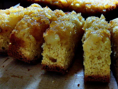 Simple Coconut Upside Down Cake