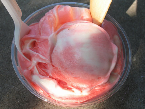 Pink Cinnamon Vanilla Custard