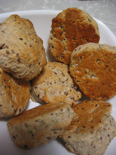 Whole Wheat Drop Biscuits