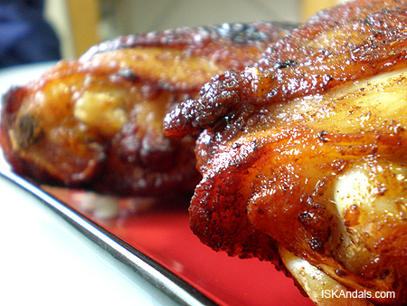 How to eat Kai Yaang?  Chicken Barbeque, spiced up in Thai