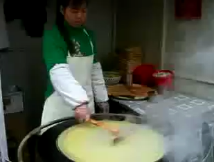 Making Chinese Crepe - Ii Video