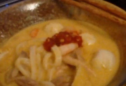 Laksa With Chicken In Coconut Milk