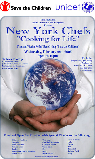 New York Chefs Cooking For Life Tsunami Benefit Video
