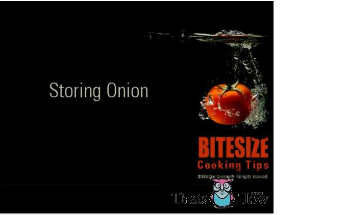 Tips To Store Onions Video