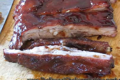 Oven Cooked Asian Style Pork Ribs