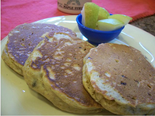Pumpkin Chocolate Chip Pancakes