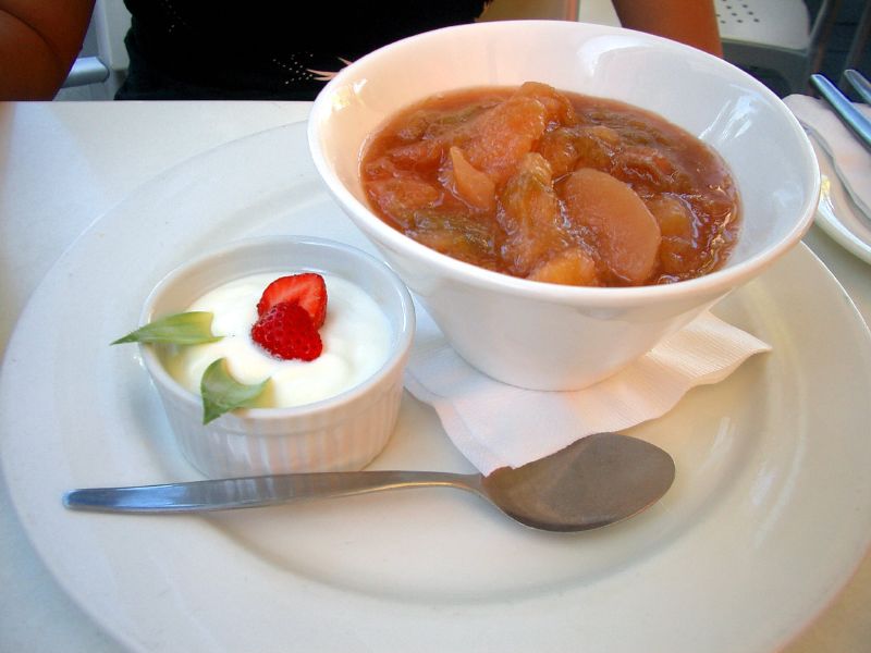 Warm Fruit Compote With Mustard