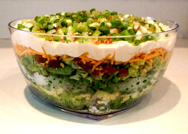 Seven 7 Layer Salad