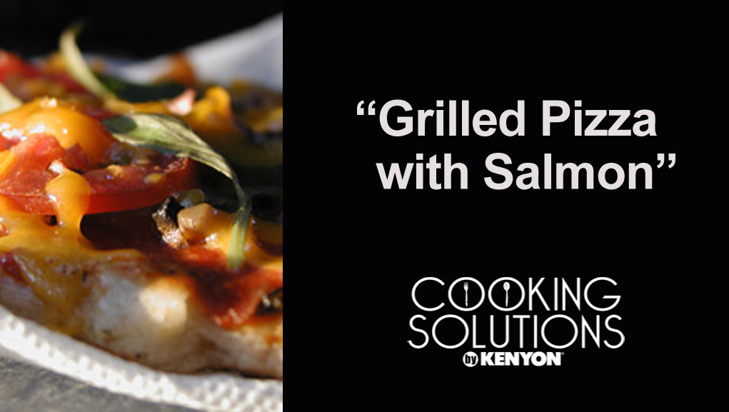 How To Cook Grilled Pizza With Salmon Video
