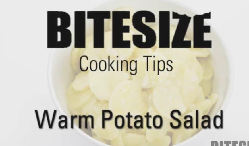 All About Warm Potato Salad Video