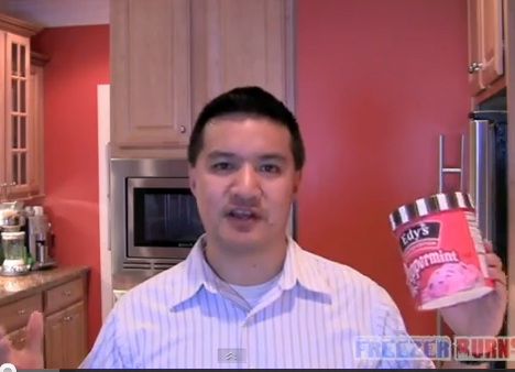 Review Of Edy's Limited Edition Peppermint Frozen Dessert Video
