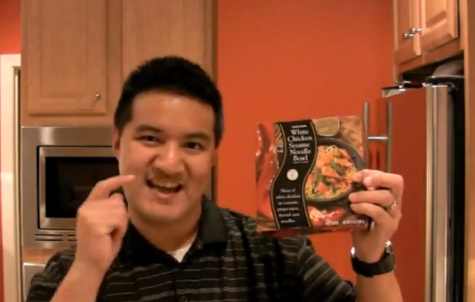 Trader Joe's White Chicken Sesame  Noodle Bowl Video