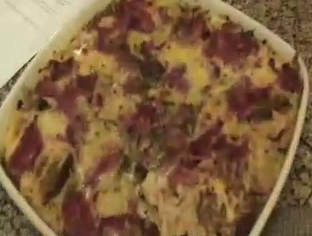Rueben Bread Pudding Video