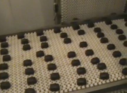 Factory Tour - Chocolate Spiral Freezing Video